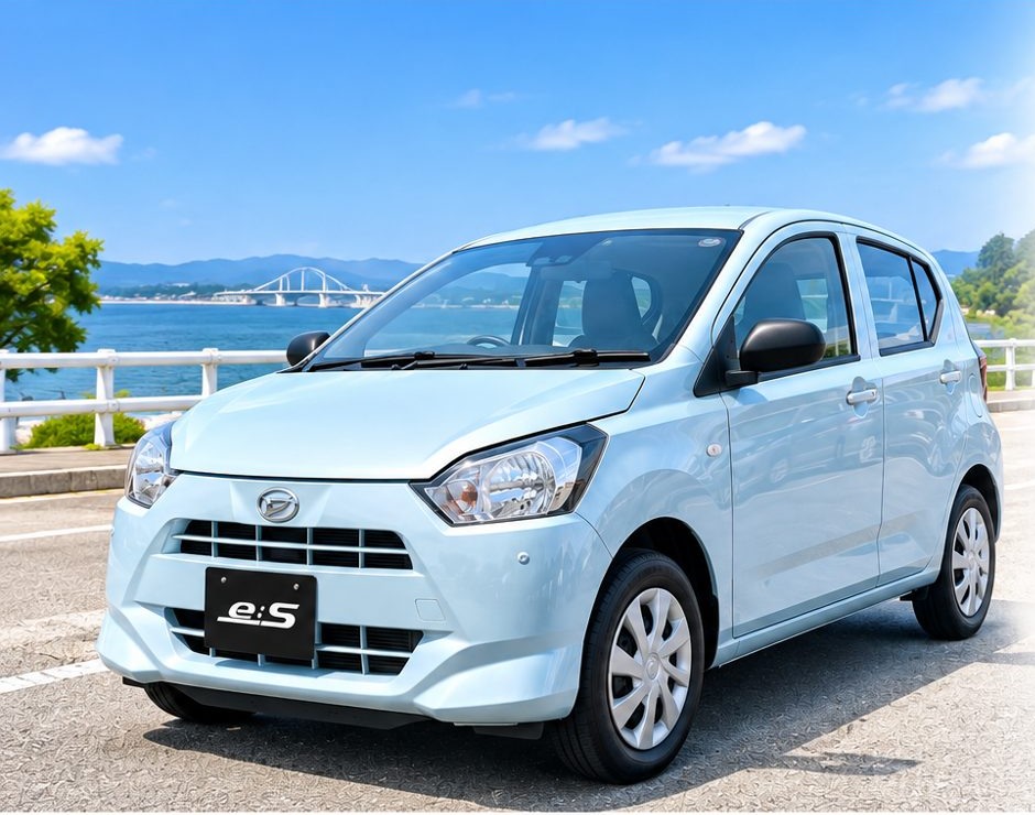 水色の軽自動車のイメージ