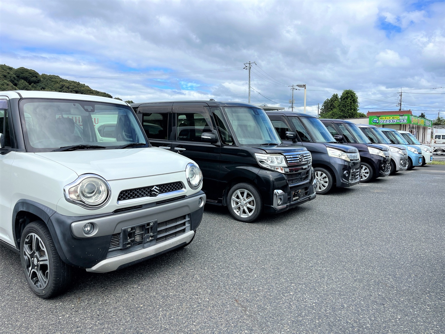 ワイエス自動車で取り扱う軽自動車